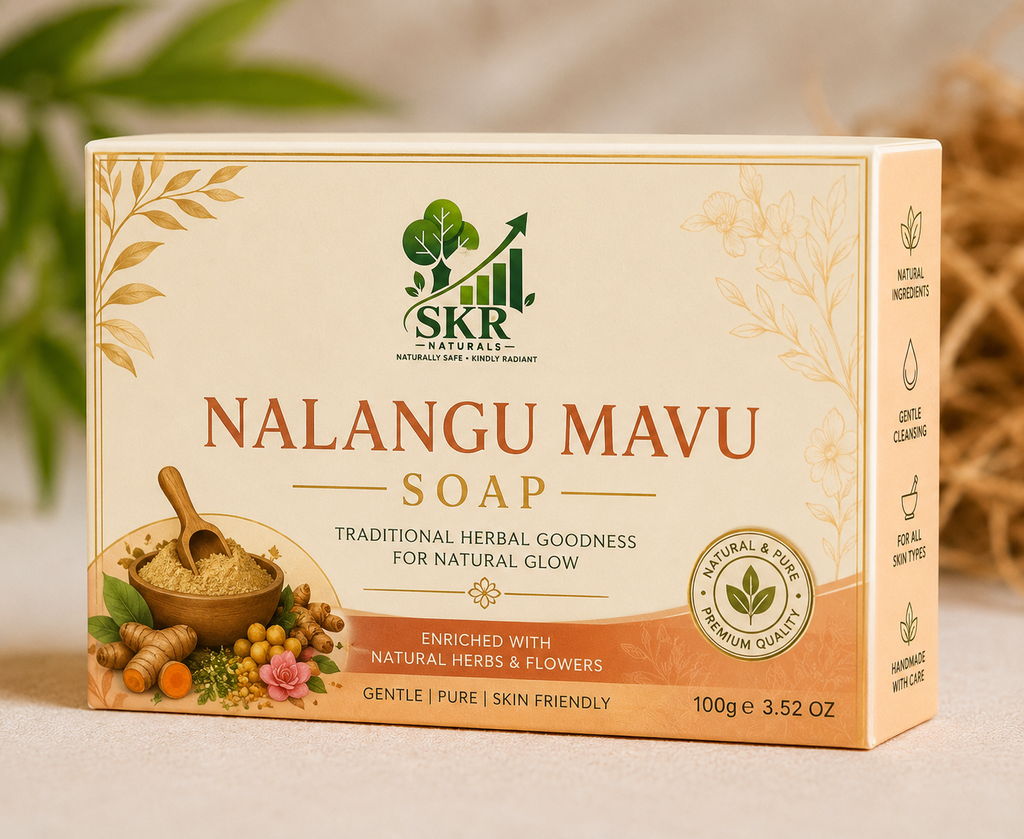 SKR NATURALS NALANGU MAVU SOAP | 100G