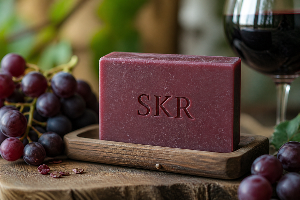 SKR NATURALS RED WINE SOAP | 100 g
