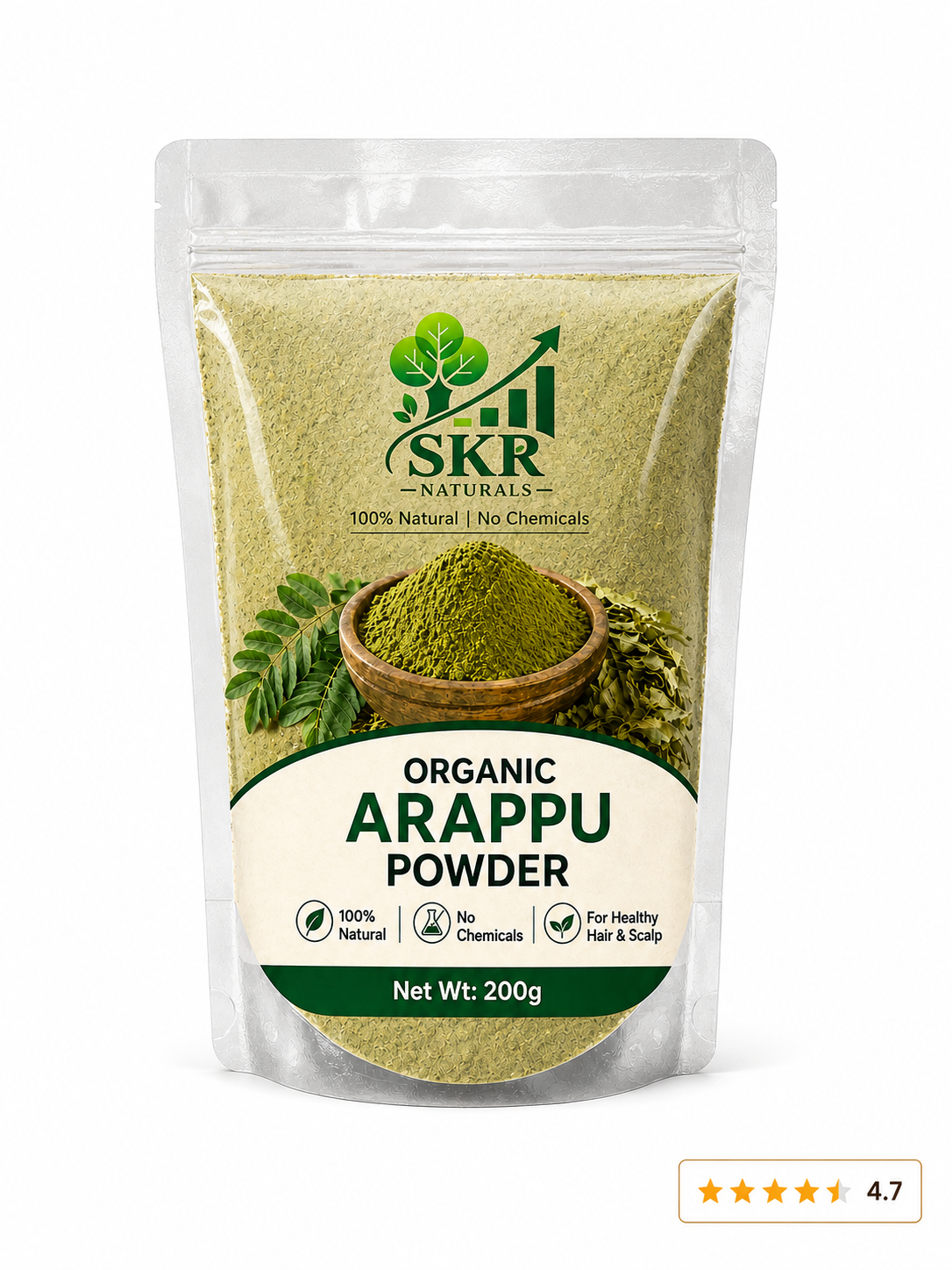SKR NATURALS Organic Arappu Powder | 200g