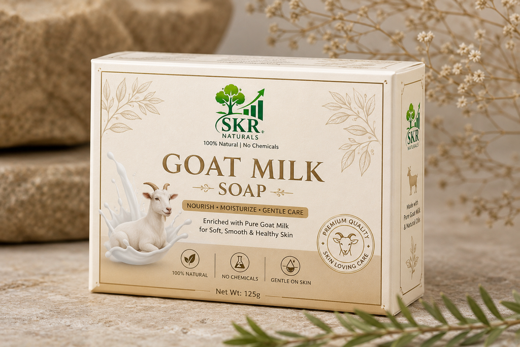 SKR NATURALS GOAT MILK SOAP | 100g