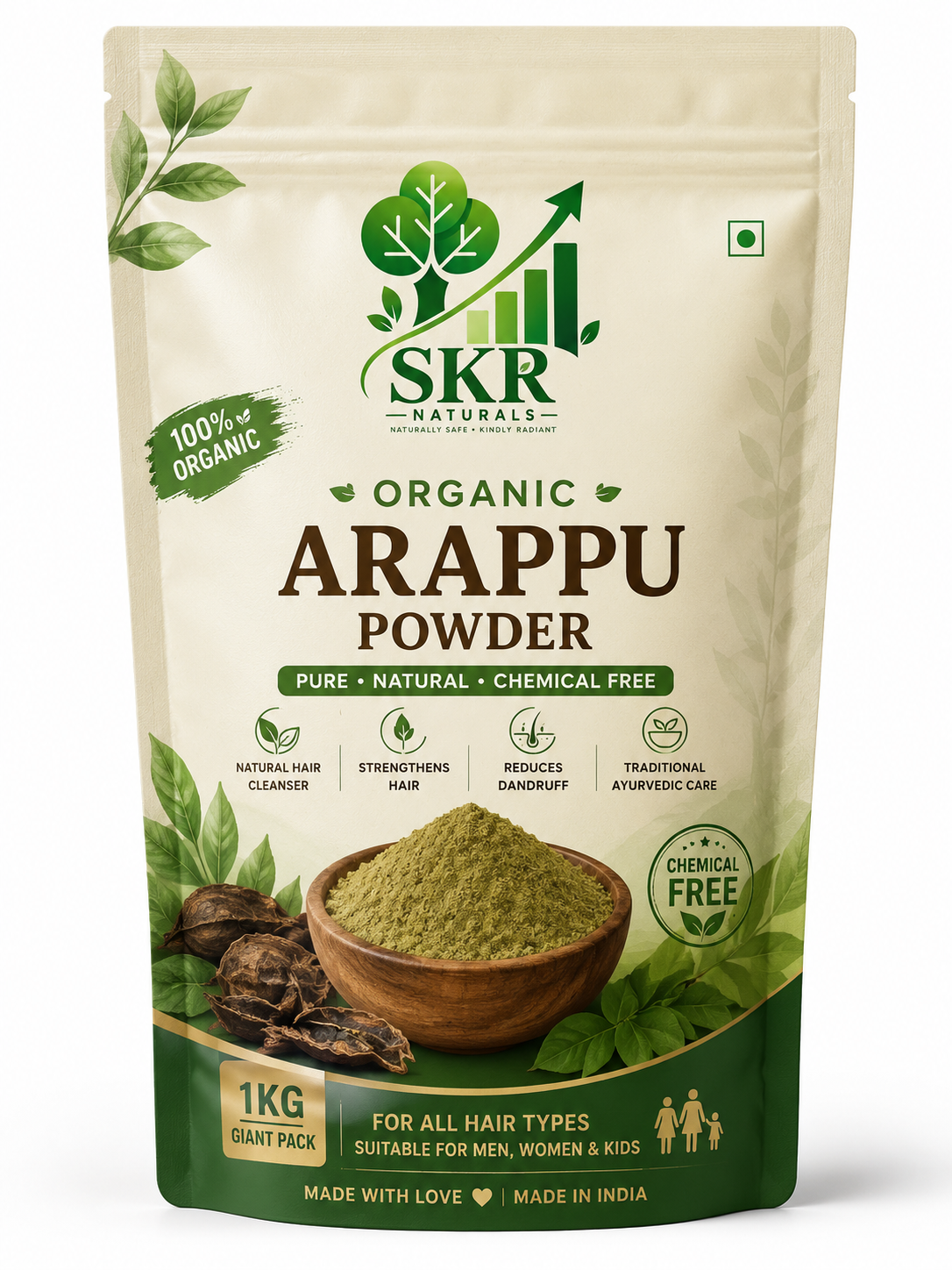 SKR NATURALS Organic Arappu Powder | 200g