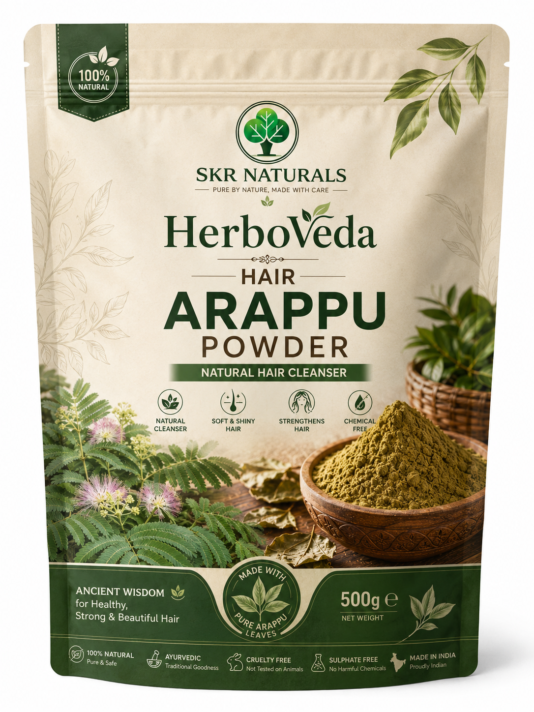 SKR NATURALS Organic Arappu Powder | 200g