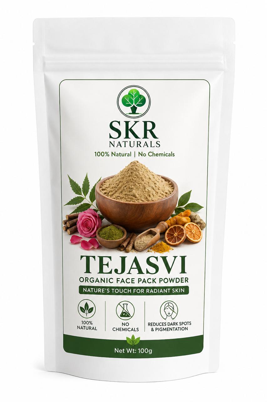 SKR NATURALS Tejasvi Organic Face Pack | 100g